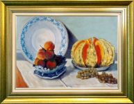 wg Monet Claude "Martwa natura z melonem"