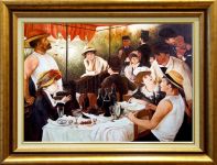 wg Renoir Pierre-Auguste "Śniadanie wioślarzy"